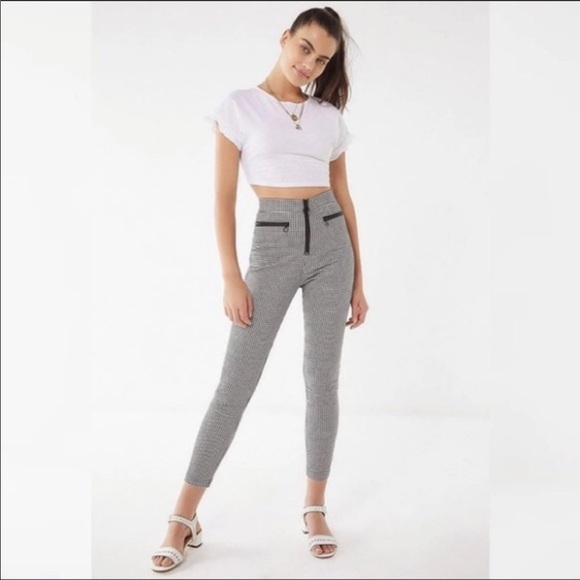Urban Outfitters Susie gingham stretch crop pants - Picture 3 of 11